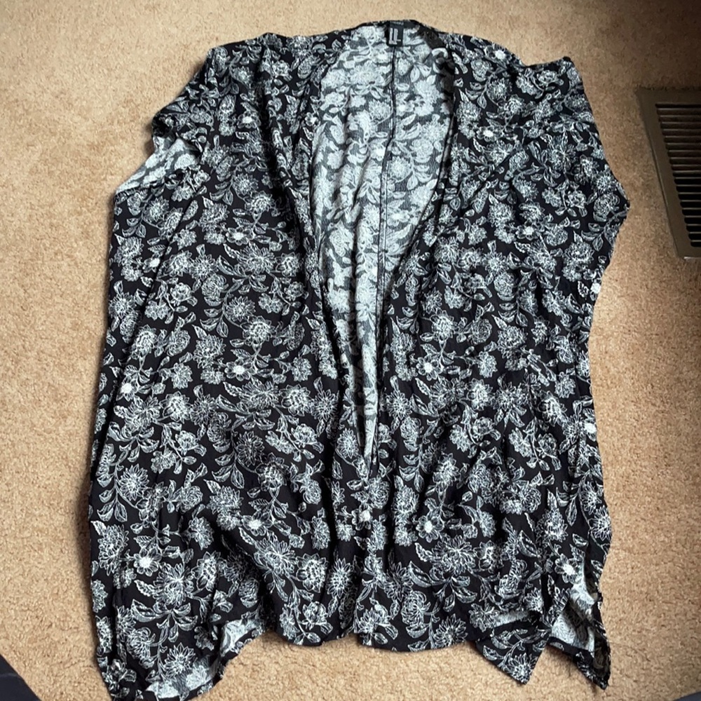 Black & white kimono